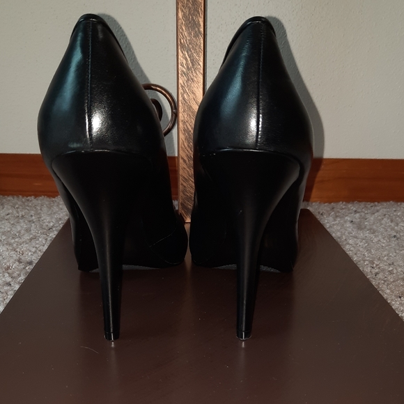 NWOT NINE WEST sz 8.5 black heels - Picture 6 of 14